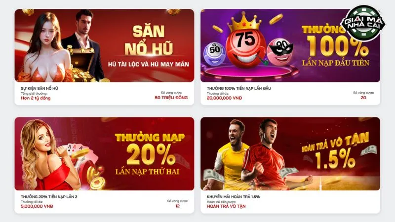 Các chương trình ưu đãi Red88