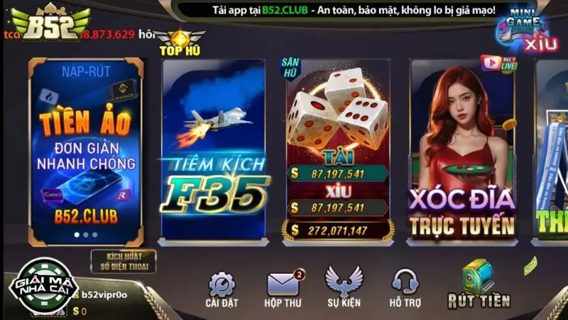 Tổng quan về nhà cái B52